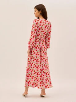 Aurora Pink Floral Print Dress 8 Aurora Pink Floral Print Dress -Kitri Studio 1905124PPF AURORAPINKFLORAL 004 V2