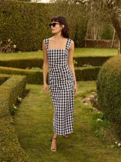 Rita Gingham Linen Blend Dress 15 Rita Gingham Linen Blend Dress -Kitri Studio 2025 03 12 KitriSummerLifestyle 02 131