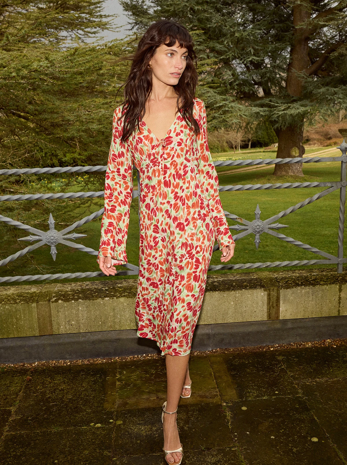 Carrie Tulip Print Dress 1 Carrie Tulip Print Dress