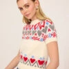 Ara Fairisle Knit Top