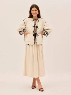 Theodora Cotton Linen Reversible Quilted Jacket 7 Theodora Cotton Linen Reversible Quilted Jacket -Kitri Studio 2304502C THEODORAZEBRA 002 V2