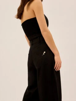 Andie Black Linen Blend Barrel Trousers 11 Andie Black Linen Blend Barrel Trousers -Kitri Studio 2310604BK ANDIEBLACK 006 V2