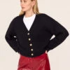 Joanne Black Knit Cardigan