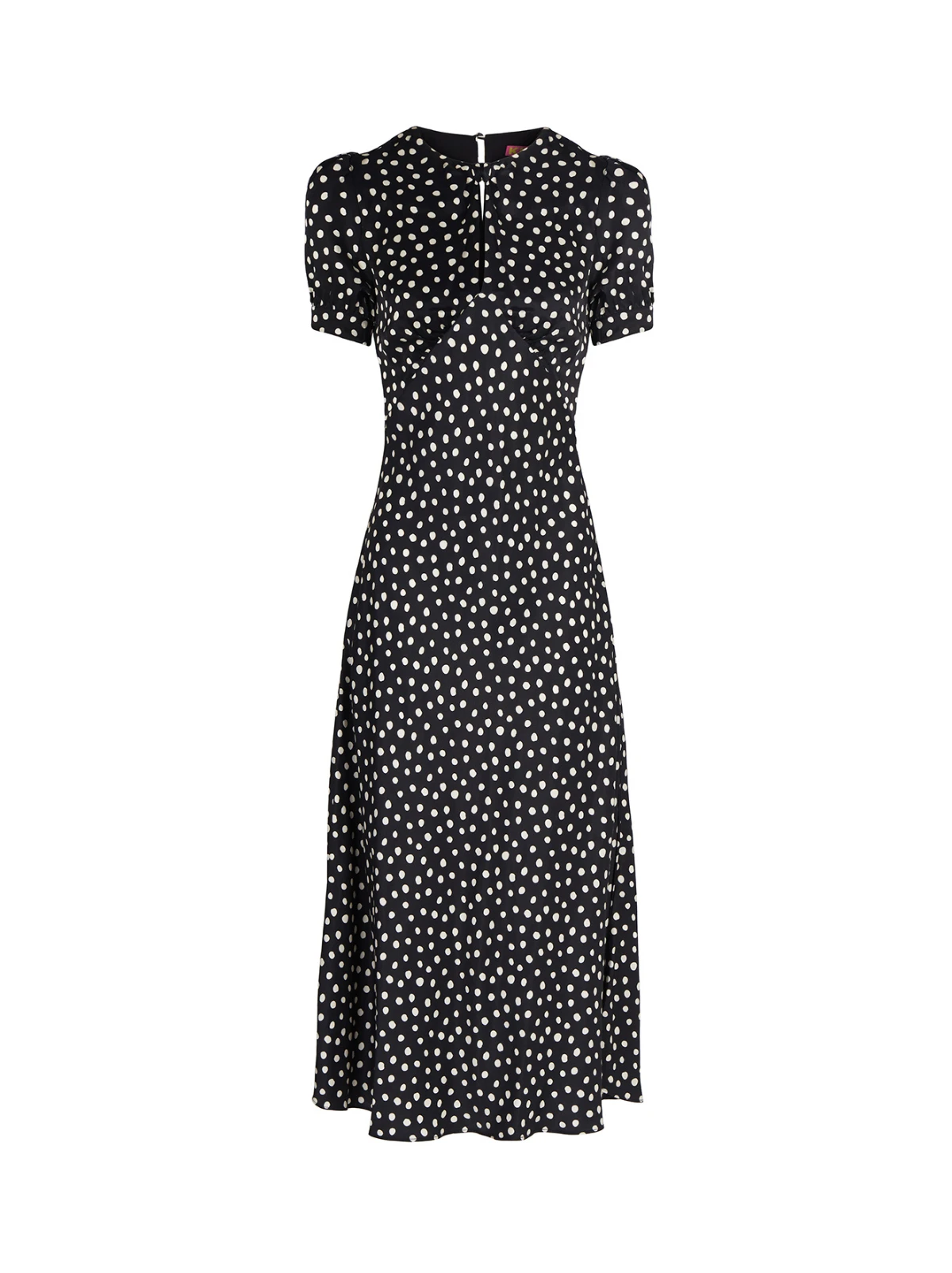 Gwendolyn Black Polka Dot Print Dress 6 Gwendolyn Black Polka Dot Print Dress - Image 6