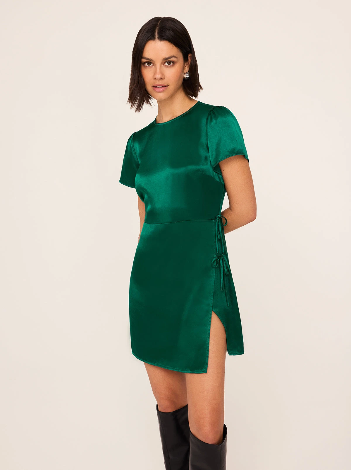 Riley Green Satin Mini Dress 2 Riley Green Satin Mini Dress - Image 2