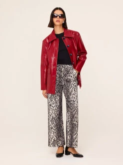 Beatrix Red Vinyl Jacket 6 Beatrix Red Vinyl Jacket -Kitri Studio 2401504R BEATRIX REDVINYL 03