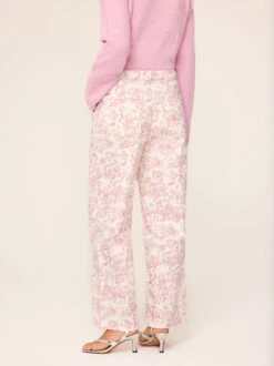 Remi Pink Theatre Print Denim Trousers 8 Remi Pink Theatre Print Denim Trousers -Kitri Studio 2401601PT REMI PINKTHEATREPRINT 02