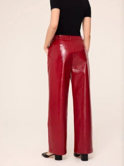 Remi Red Vinyl Trousers 9 Remi Red Vinyl Trousers -Kitri Studio 2401601R REMI REDVINYL 02