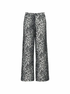 Remi Snow Leopard Print Trousers 9 Remi Snow Leopard Print Trousers -Kitri Studio 2401601SL REMI SNOWLEOPARD
