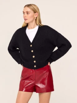 Kim Red Vinyl Shorts 10 Kim Red Vinyl Shorts -Kitri Studio 2401607R KIM REDVINYL 01