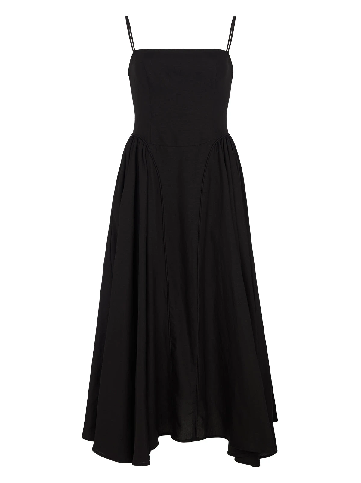 Alberta Black Linen Blend Dress 8 Alberta Black Linen Blend Dress - Image 8