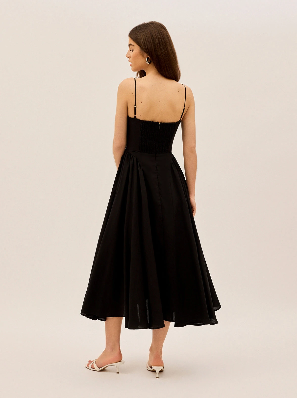 Alberta Black Linen Blend Dress 7 Alberta Black Linen Blend Dress - Image 7