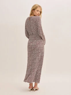 Adaline Aubergine Daisy Print Dress 15 Adaline Aubergine Daisy Print Dress -Kitri Studio 2404151AD ADALINEAUBERGINEDAISY 06