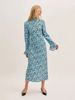 Rory Blue Floral Print Midi Dress 9 Rory Blue Floral Print Midi Dress -Kitri Studio 2404154BF RORYBLUEFLORAL 05