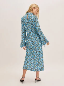Rory Blue Floral Print Midi Dress 11 Rory Blue Floral Print Midi Dress -Kitri Studio 2404154BF RORYBLUEFLORAL 07