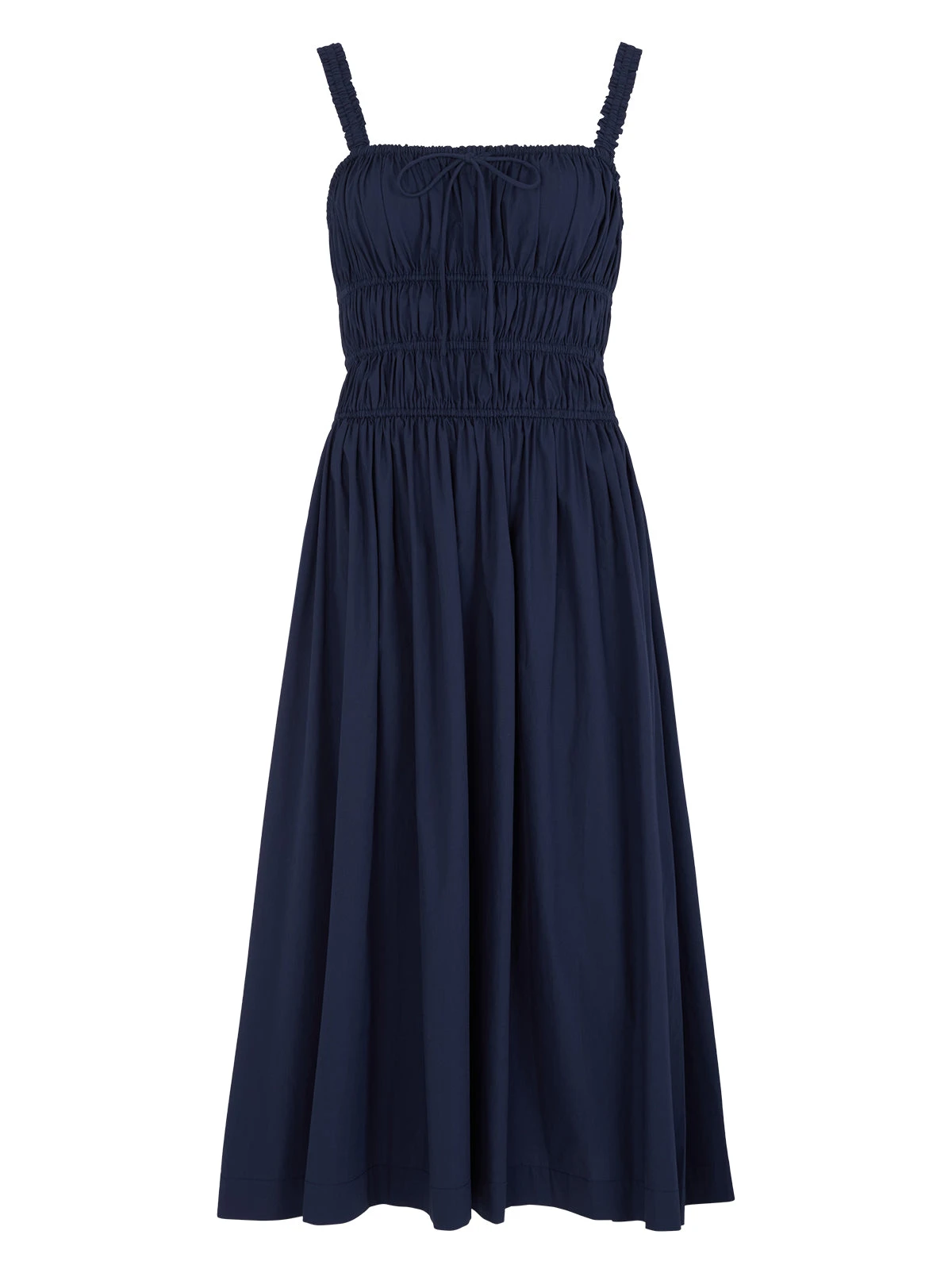 Arya Navy Cotton Midi Dress 6 Arya Navy Cotton Midi Dress - Image 6