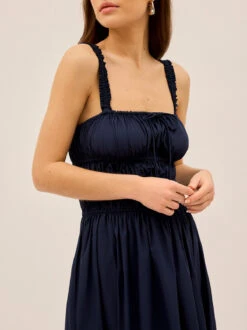 Arya Navy Cotton Midi Dress 9 Arya Navy Cotton Midi Dress -Kitri Studio 2404155NB ARYANAVY 004 V2 270c9b81 384a 4387 8821 b5ca9356488d