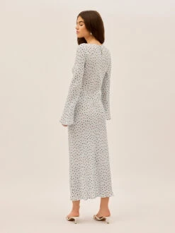 Gia Blue Daisy Print Dress -Kitri Studio 2404158BD GIABLUEDAISY 005 V2