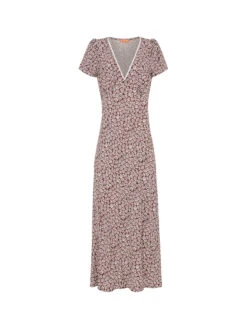 Talia Aubergine Daisy Print Dress 11 Talia Aubergine Daisy Print Dress -Kitri Studio 2404163AD TALIAAUBERGINEDAISY 06