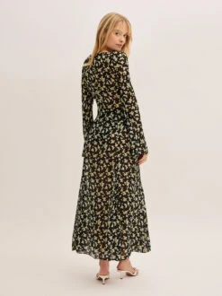 Alessia Black Cherry Print Maxi Dress 10 Alessia Black Cherry Print Maxi Dress -Kitri Studio 2404164BC ALESSIABLACKCHERRY 08