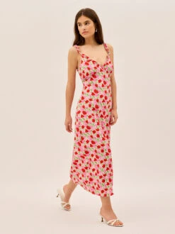 Norah Pink Floral Print Dress