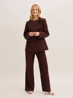 Vivienne Mocha Tailored Blazer 10 Vivienne Mocha Tailored Blazer -Kitri Studio 2404510A VIVIENNEMOCHA 06