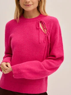 Alana Pink Knit Jumper 7 Alana Pink Knit Jumper -Kitri Studio 2404943P ALANAPINK 04