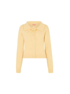 Abigail Butter Yellow Knit Cardigan 13 Abigail Butter Yellow Knit Cardigan -Kitri Studio 2404944Y ABIGAILBUTTER 08