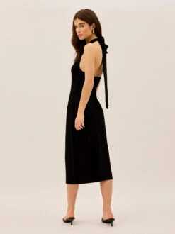 Anissa Black Knit Halter Dress 10 Anissa Black Knit Halter Dress -Kitri Studio 2404951BK ANISSABLACK 003 V2