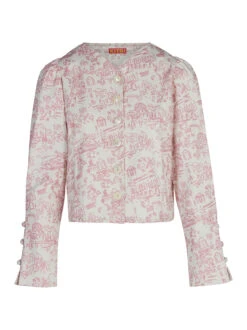 Olivia Pink Theatre Print Denim Top 9 Olivia Pink Theatre Print Denim Top -Kitri Studio 41.LOOKFOURTYONEAcopy2