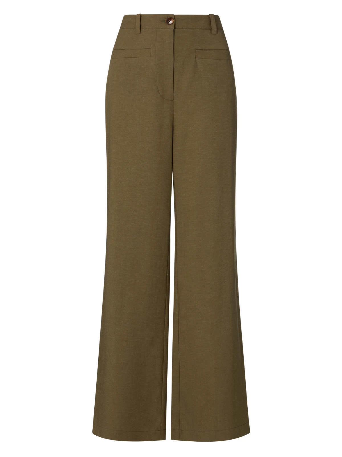 Ada Khaki Tailored Trousers 3 Ada Khaki Tailored Trousers - Image 3