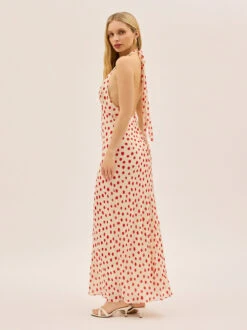 Amalia Red Polka Dot Halterneck Dress 13 Amalia Red Polka Dot Halterneck Dress -Kitri Studio AMALIA RED POLKA DOT ECOM V2 004