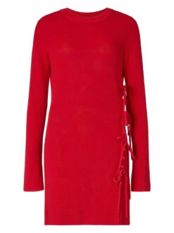 Anouk Red Knit Mini Dress 15 Anouk Red Knit Mini Dress -Kitri Studio ANOUK RED MANNEQUIN