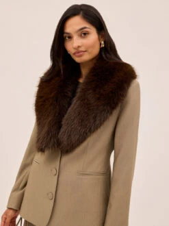 Anthia Tailored Blazer 13 Anthia Tailored Blazer -Kitri Studio ANTHIA TAUPE ECOM 01