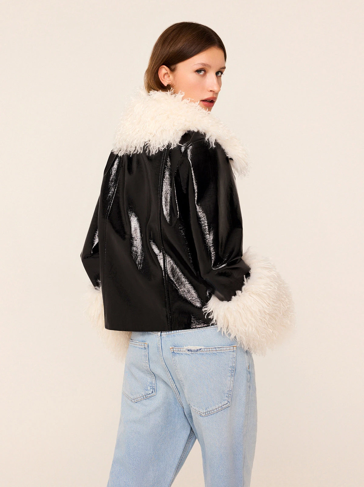 Bonnie Black Vinyl Jacket 6 Bonnie Black Vinyl Jacket - Image 6