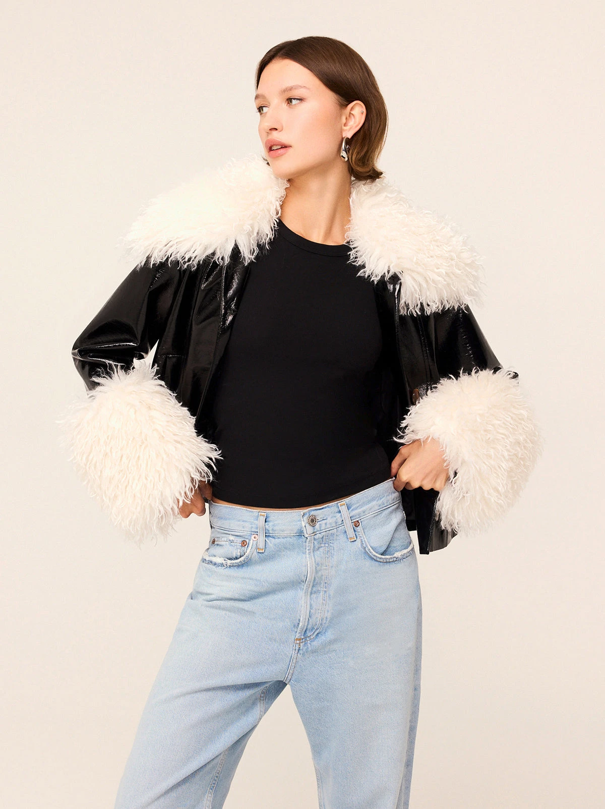 Bonnie Black Vinyl Jacket 1 Bonnie Black Vinyl Jacket