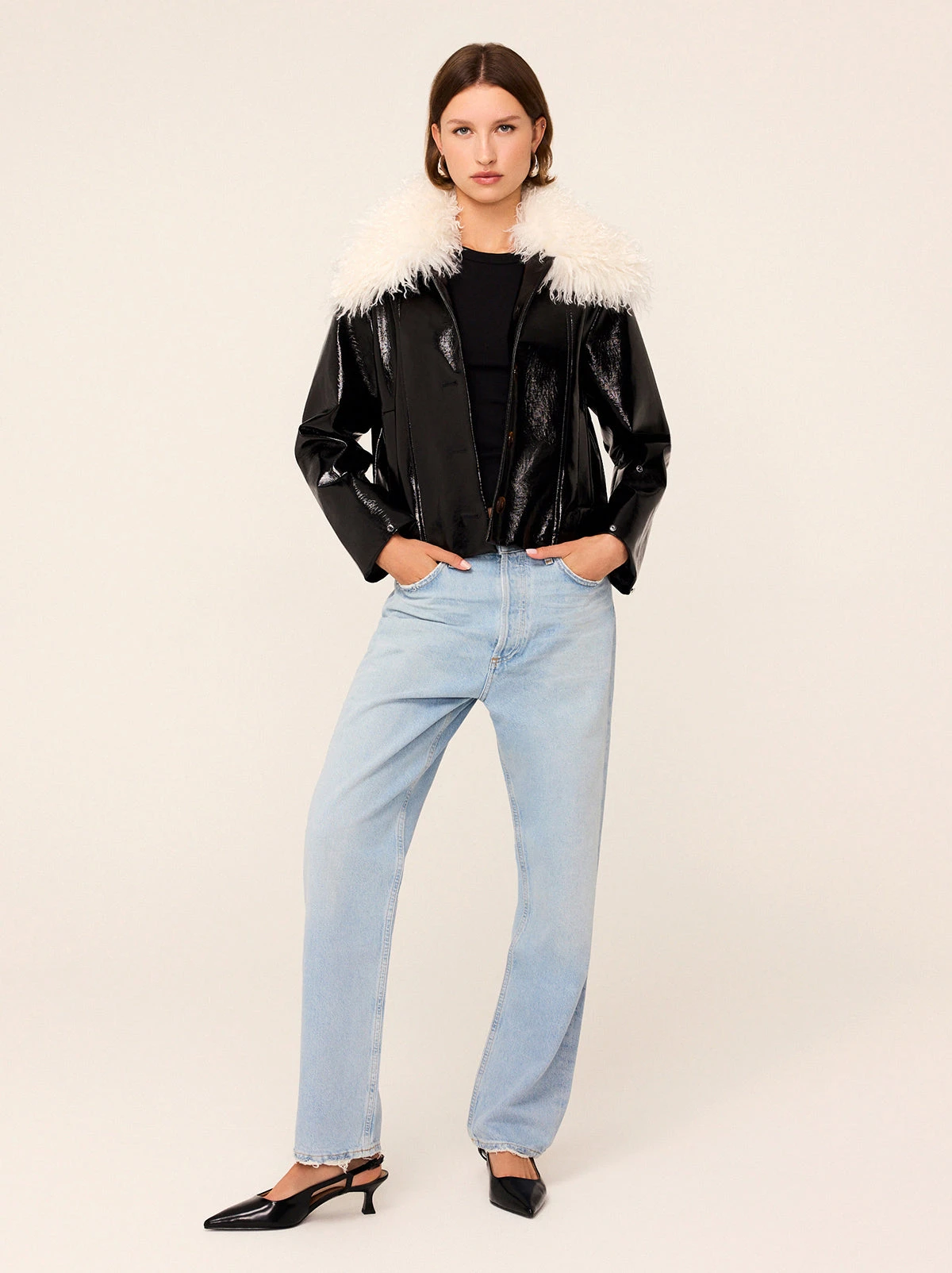 Bonnie Black Vinyl Jacket 3 Bonnie Black Vinyl Jacket - Image 3