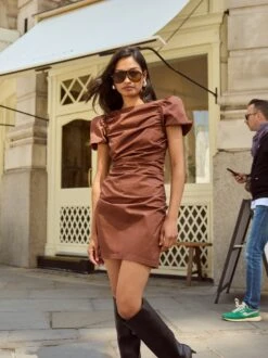 Caitlin Sienna Cotton Mini Dress