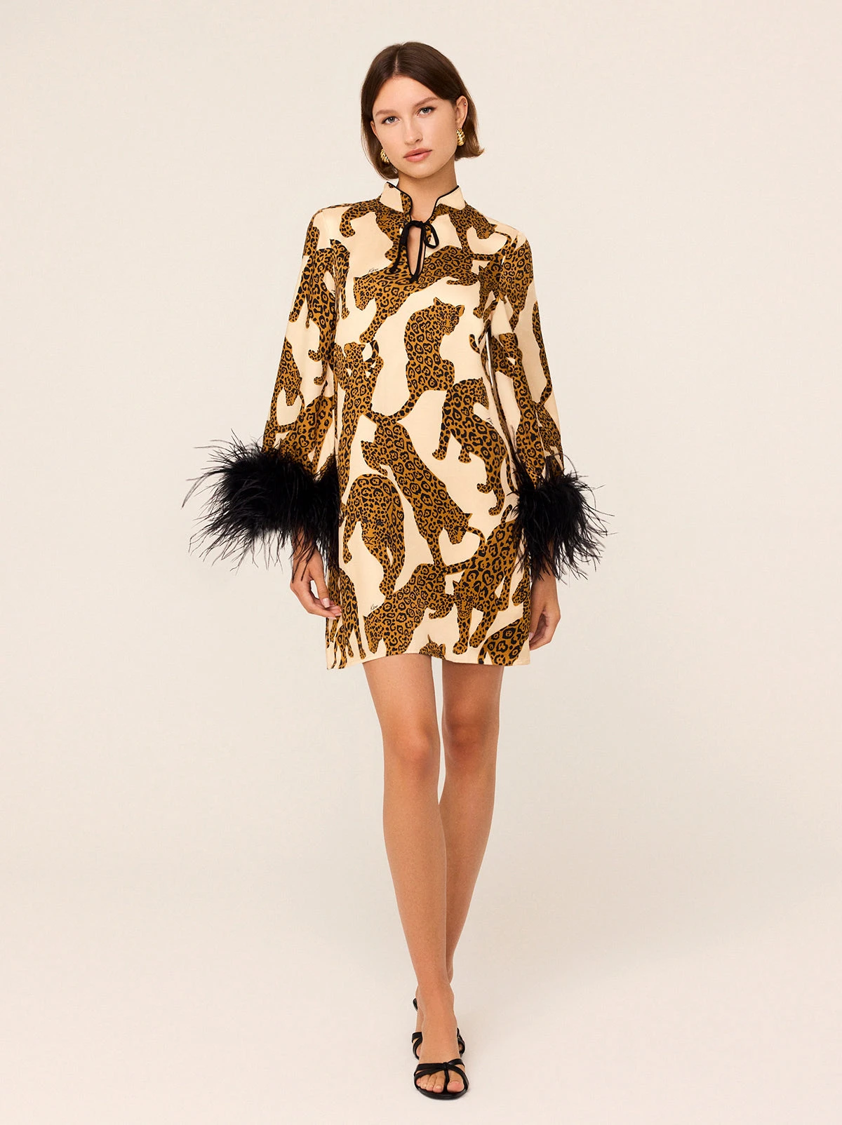 Carlotta Leopards Print Mini Dress 3 Carlotta Leopards Print Mini Dress - Image 3