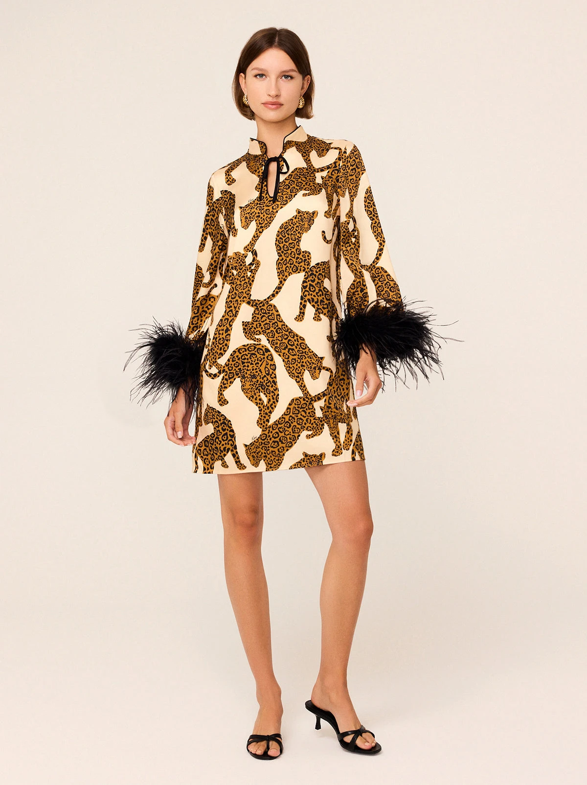 Carlotta Leopards Print Mini Dress 2 Carlotta Leopards Print Mini Dress - Image 2