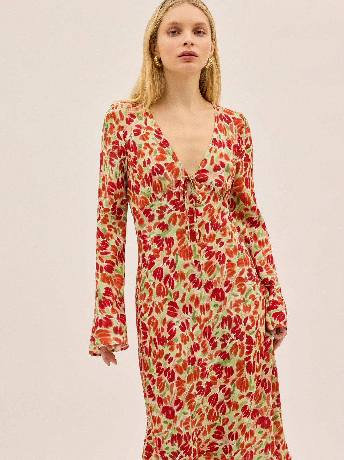 Carrie Tulip Print Dress 6 Carrie Tulip Print Dress - Image 6