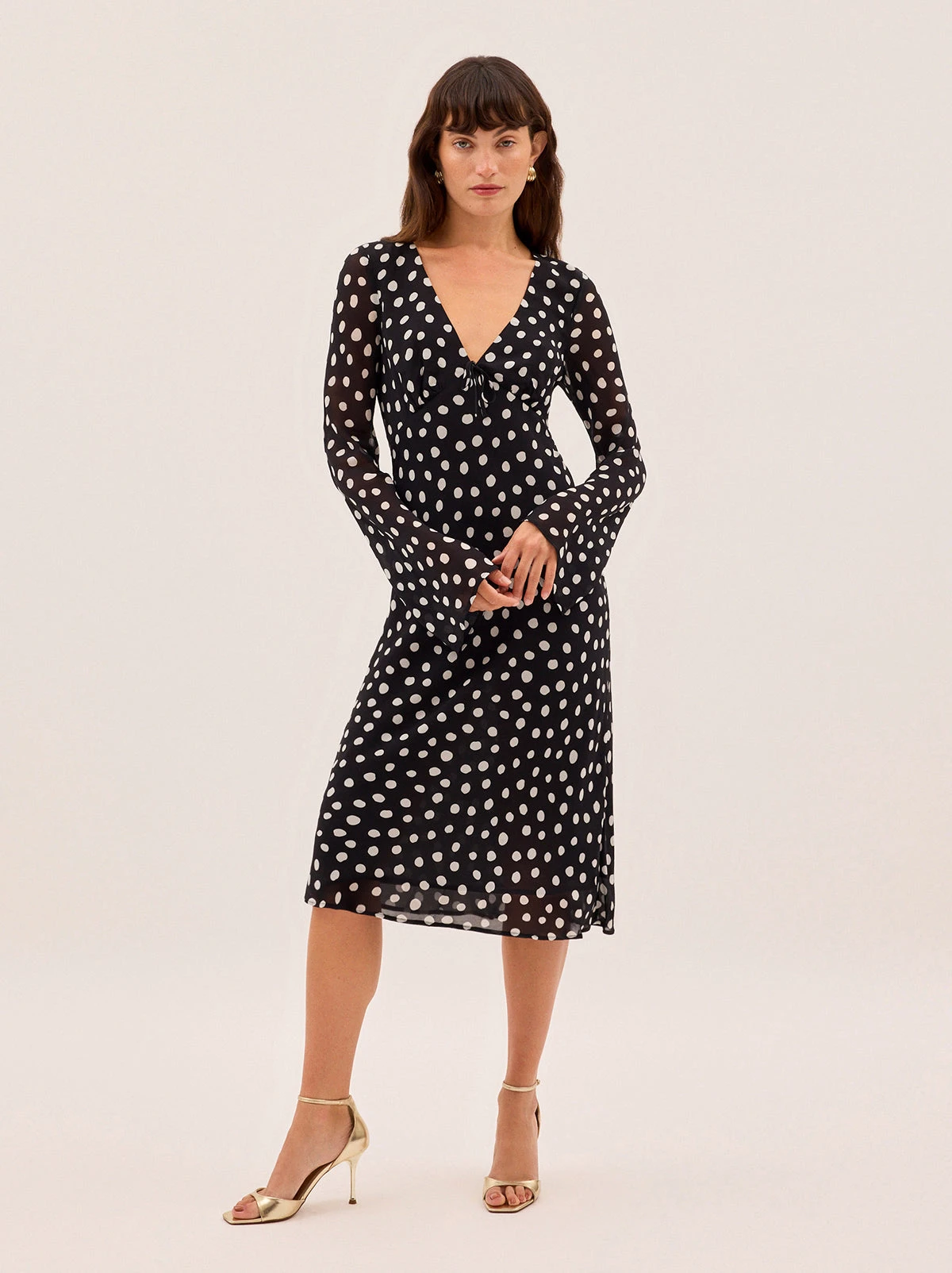 Carrie Black Polka Dot Dress 3 Carrie Black Polka Dot Dress - Image 3