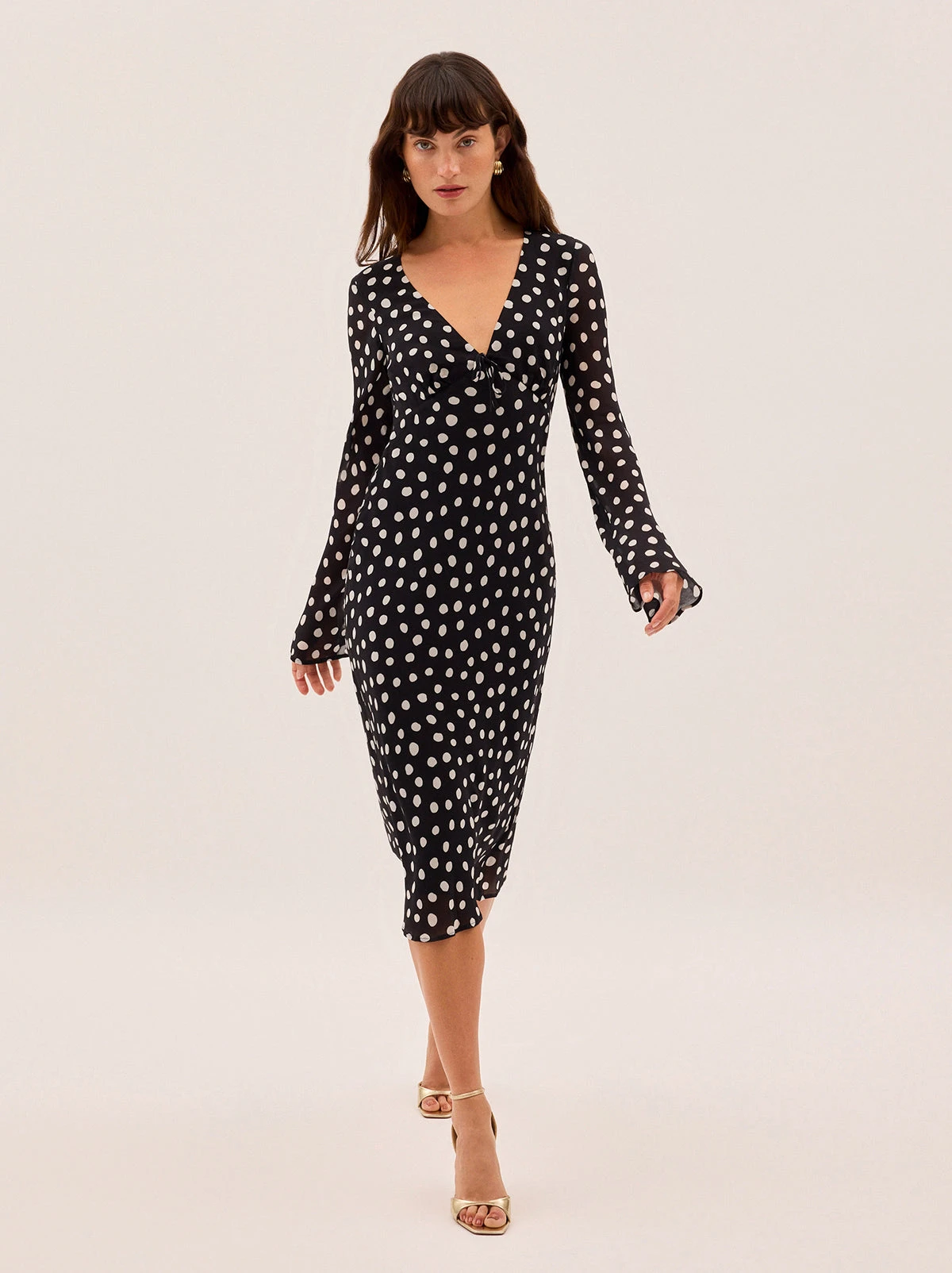 Carrie Black Polka Dot Dress 2 Carrie Black Polka Dot Dress - Image 2