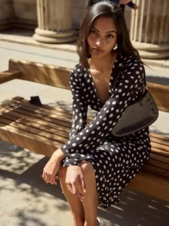 Carrie Black Polka Dot Dress 11 Carrie Black Polka Dot Dress -Kitri Studio CARRIE BLACK POLKA LOOKBOOK 3