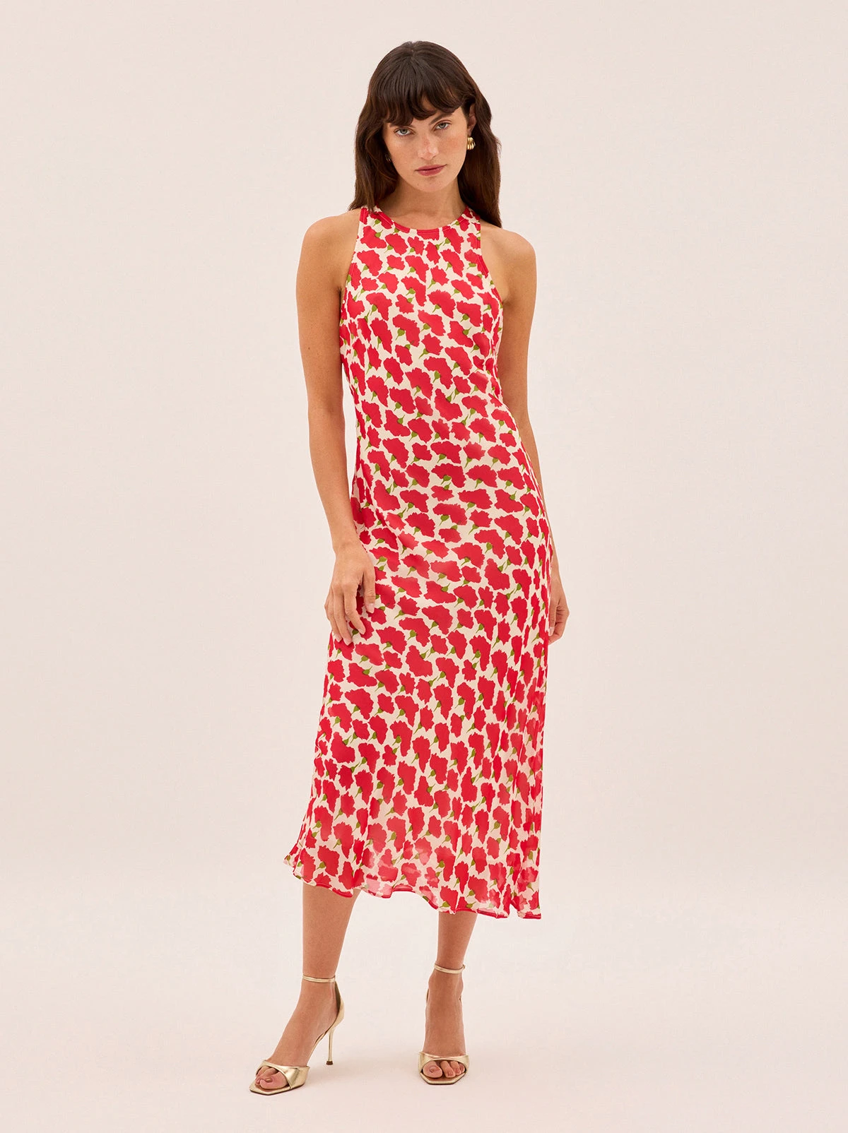 Clarisse Carnation Print Dress 2 Clarisse Carnation Print Dress - Image 2