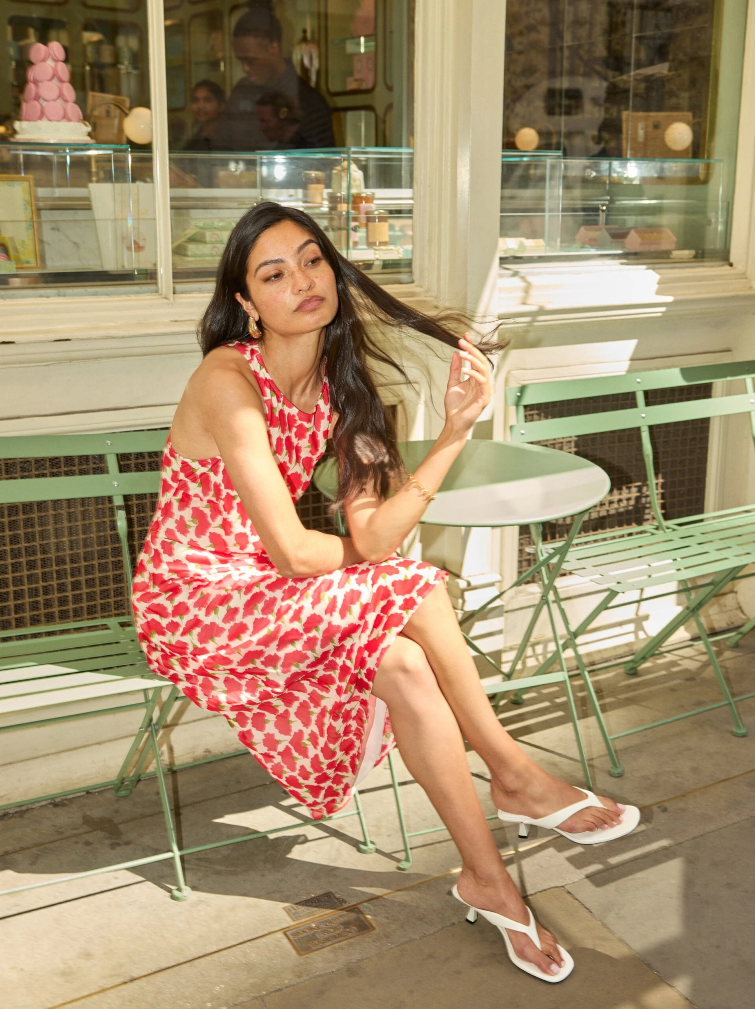 Clarisse Carnation Print Dress 1 Clarisse Carnation Print Dress