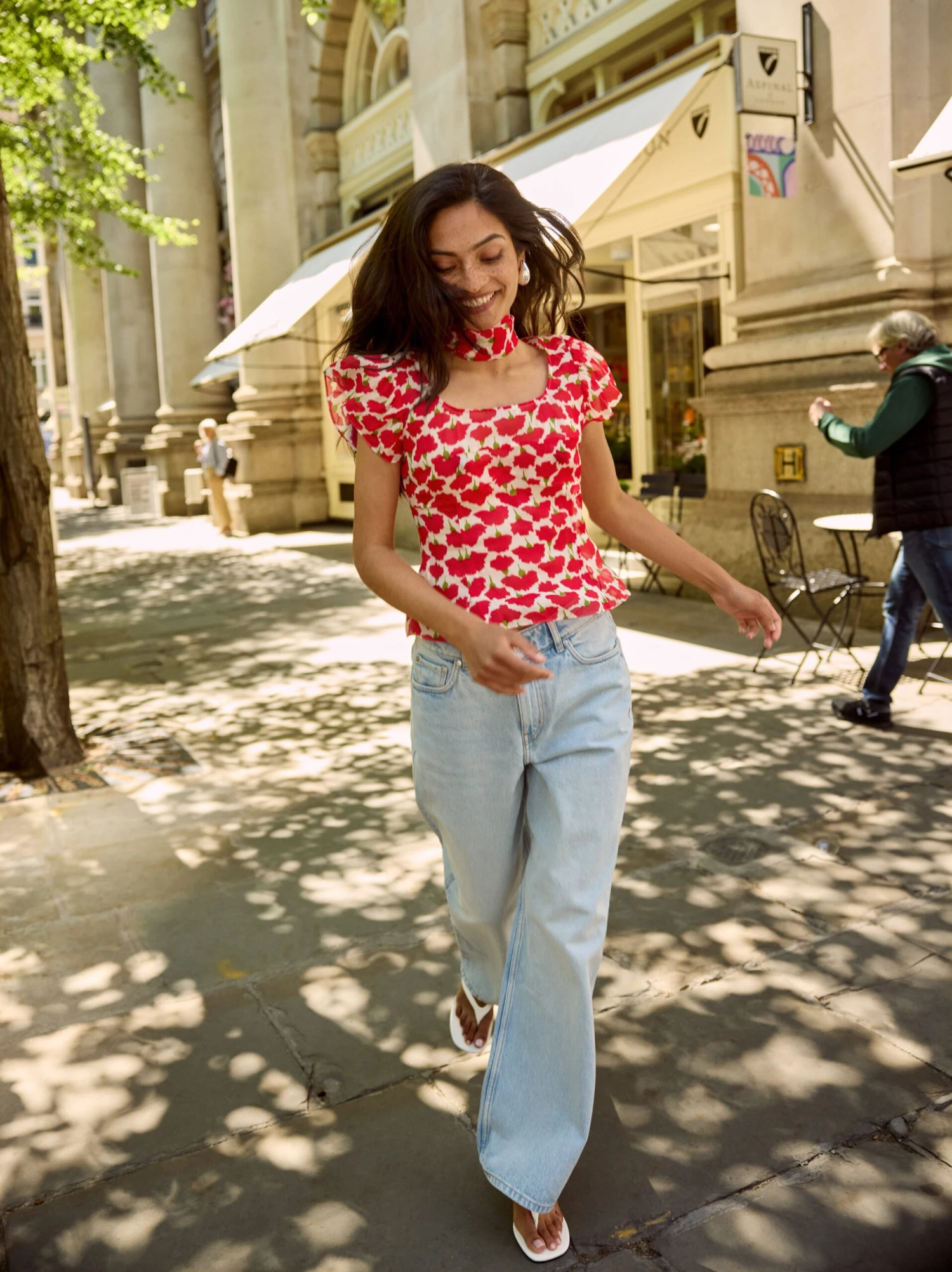 Clementina Carnation Print Top 8 Clementina Carnation Print Top - Image 8