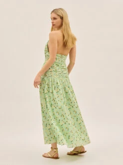 Cynthia Green Cherry Print Halterneck Dress 11 Cynthia Green Cherry Print Halterneck Dress -Kitri Studio CYNTHIA GREEN CHERRY ECOM V2 003