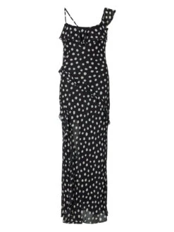 Delphina Black Polka Dot Dress 9 Delphina Black Polka Dot Dress -Kitri Studio DELPHINA BLACK POLKA DOT MANNEQUIN