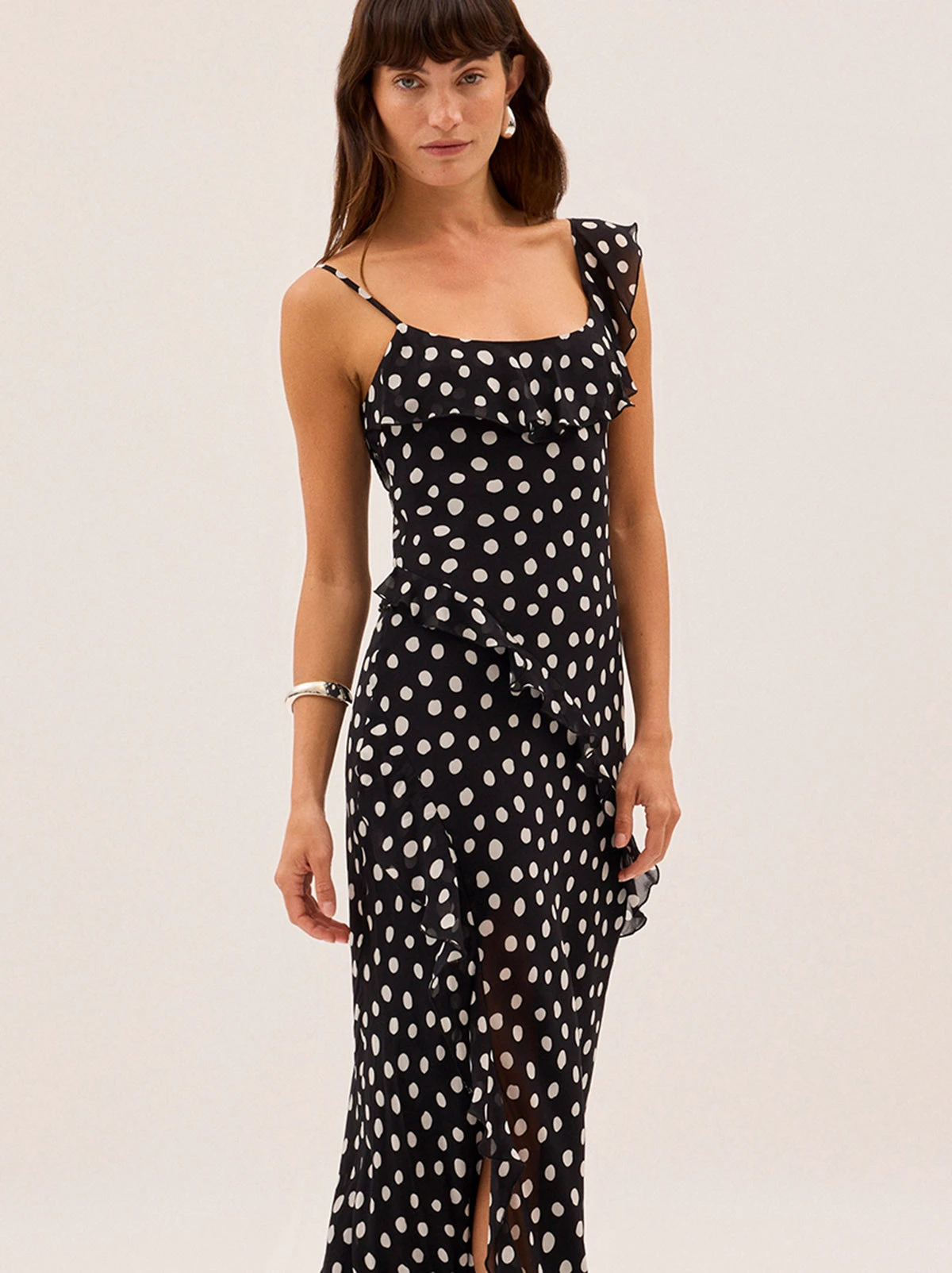 Delphina Black Polka Dot Dress 2 Delphina Black Polka Dot Dress - Image 2